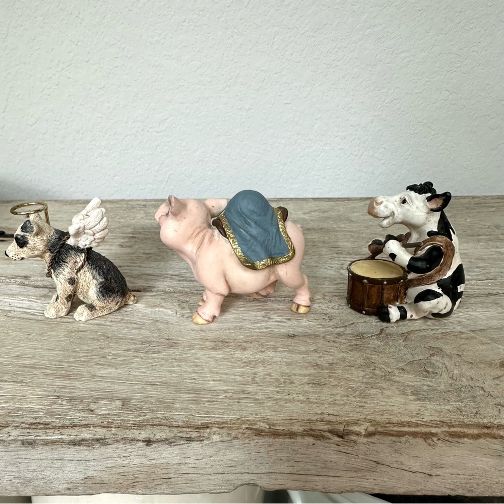 Big Sky Carvers Random Barn Animals Resin Partial Nativity Set - Picture 5 of 9